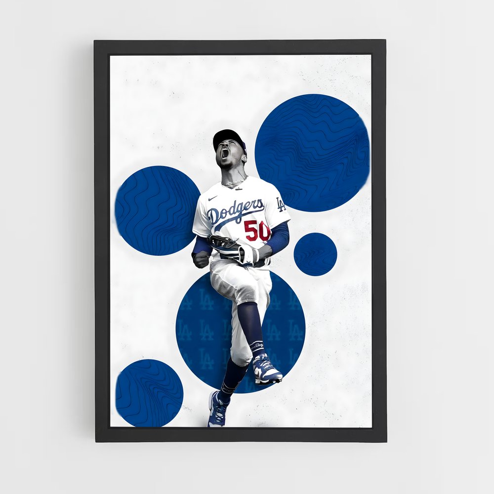 Poster Vitesse Étoilée – affiche Baseball (vue 2)